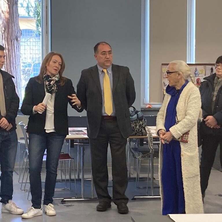 Organizzatori della mostra "Pianeta Donna" a Pregnana Milanese