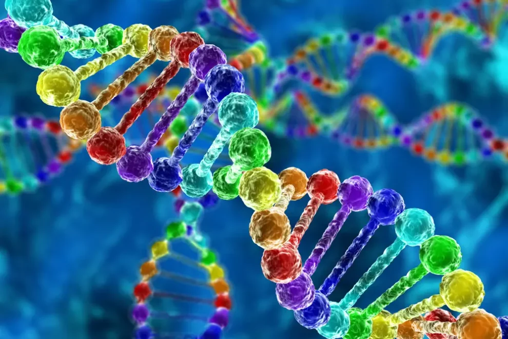 Pianeta Donna… Insieme si può Illustrazione digitale di sequenza DNA