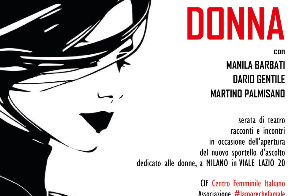 Locandina Effetto Donna Locandina evento effetto donna Giovedì 6 Febbraio Teatro Silvestrianum Milano